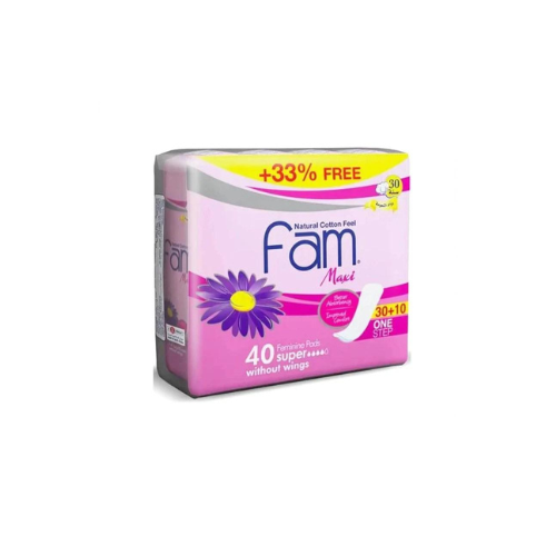 فوط نسائيةفام ماكسي بالاجنحة 40 فوطة